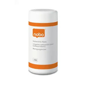 Nobo Noboclene Whiteboard Cleaning Wipes Pack 100