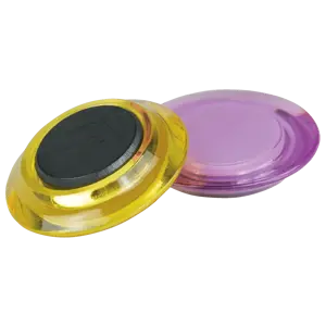 Nobo Whiteboard magneter 30 mm, pakke med 6 stk. assorterte farger